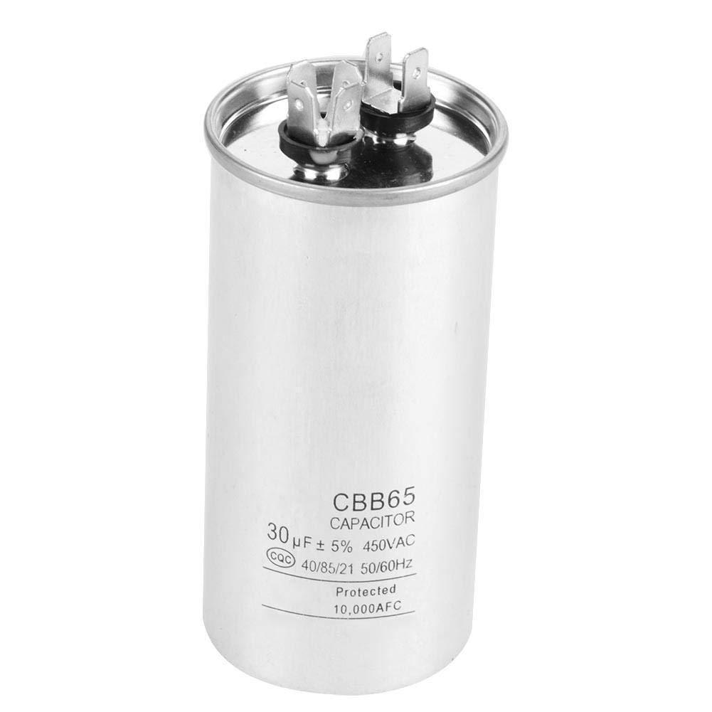 CBB65A-1 มอเตอร์ตัวเก็บประจุ,Cylindrical Shaped Run Capacitor AC 450V 30uF 50 / 60HZ สําหรับมอเตอร์ป