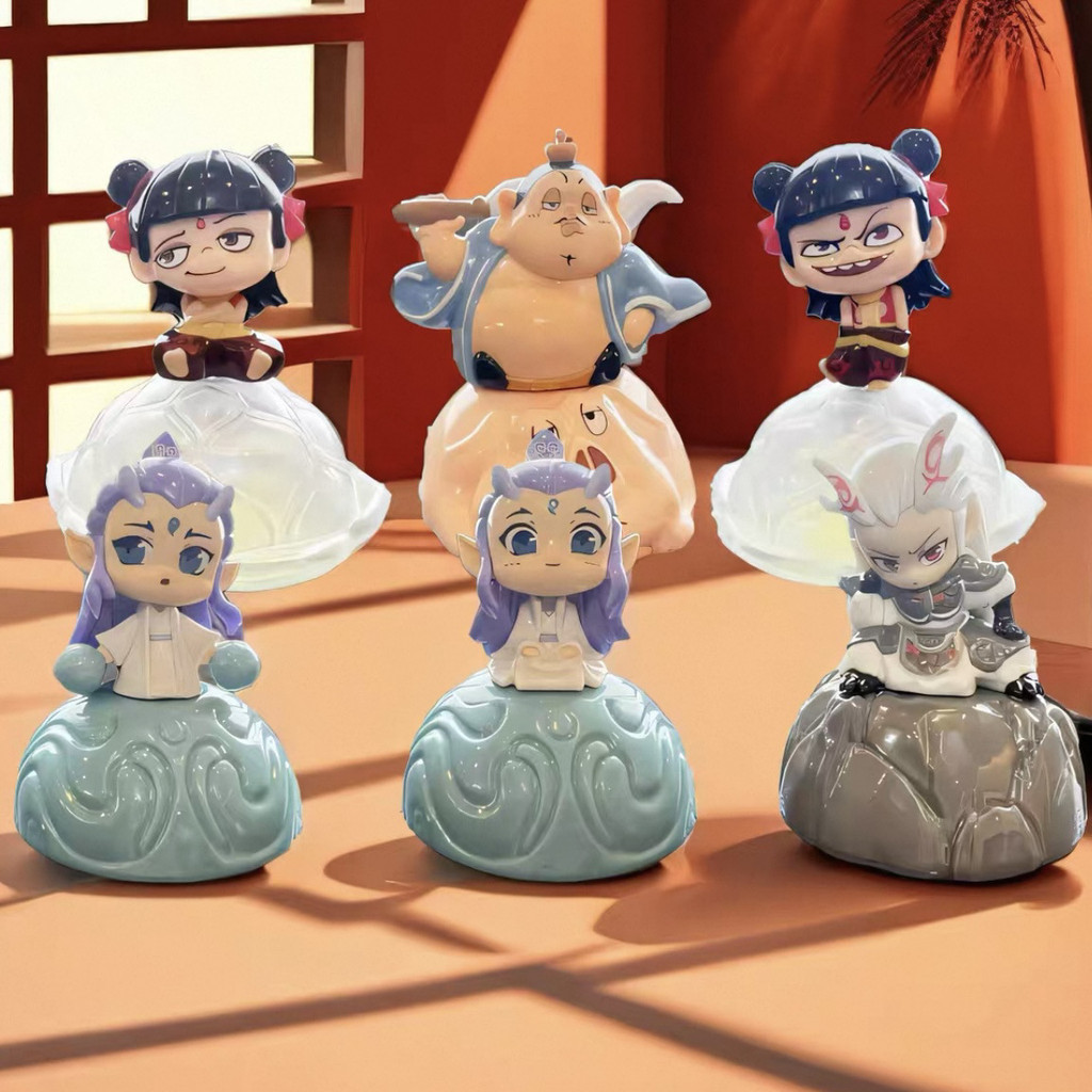[คลังสินค้าพร้อม] Nezha Mystery Box Mystery Box Dongdongle Mystery Box Nezha Toy Nezha Play Mystery 