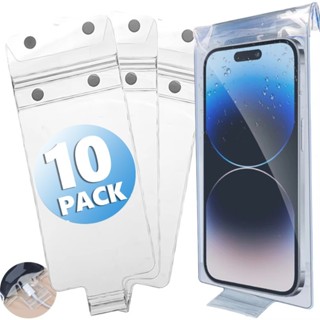 2/5/10 ชิ้นโปร่งใสโทรศัพท์มือถือกระเป๋ากันน้ําสําหรับ ผู้ขี่…