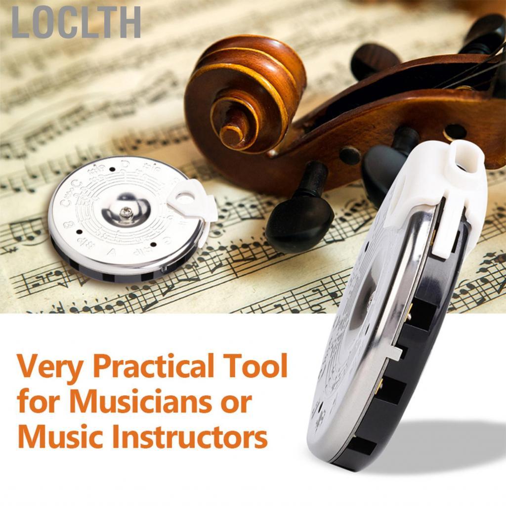 Loclth Loclth ACAGALA Sensitive Chromatic 13 Pitch Pipe Tuner C to Tuning เครื่องมือกรณีอุปกรณ์เสริม