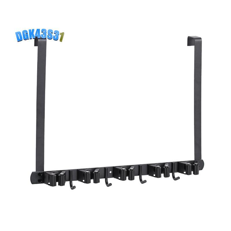 dgk43s31Broom Holder Door Mount, Over The Door Broom Broom Holder With 2 Over Door Hooks,Broom Hange