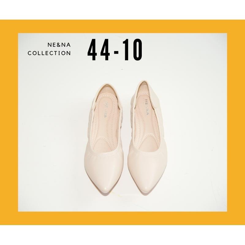 รองเท้าเเฟชั่นผู้หญิงเเบบคัชชูส้นเตี้ย No. 44-10 NE&NA Collection Shoes