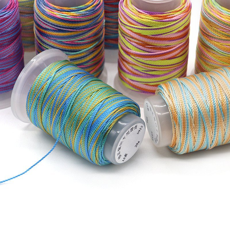 สไตล์จีน Strands หลากสี Strands 15 ไฮไลท์ 1230g พัน Miles River Mountain ส่วน Strands E18 ส่วนย้อมสี