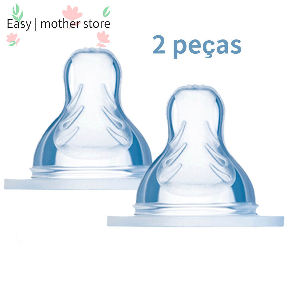 2 ชิ้น จุกนมหลอกbaby 6+m - SUPER FAST FLOW พร้อม 2 เครื่อง เส้นผ่านศูนย์กลางกว้าง 52 มม.
