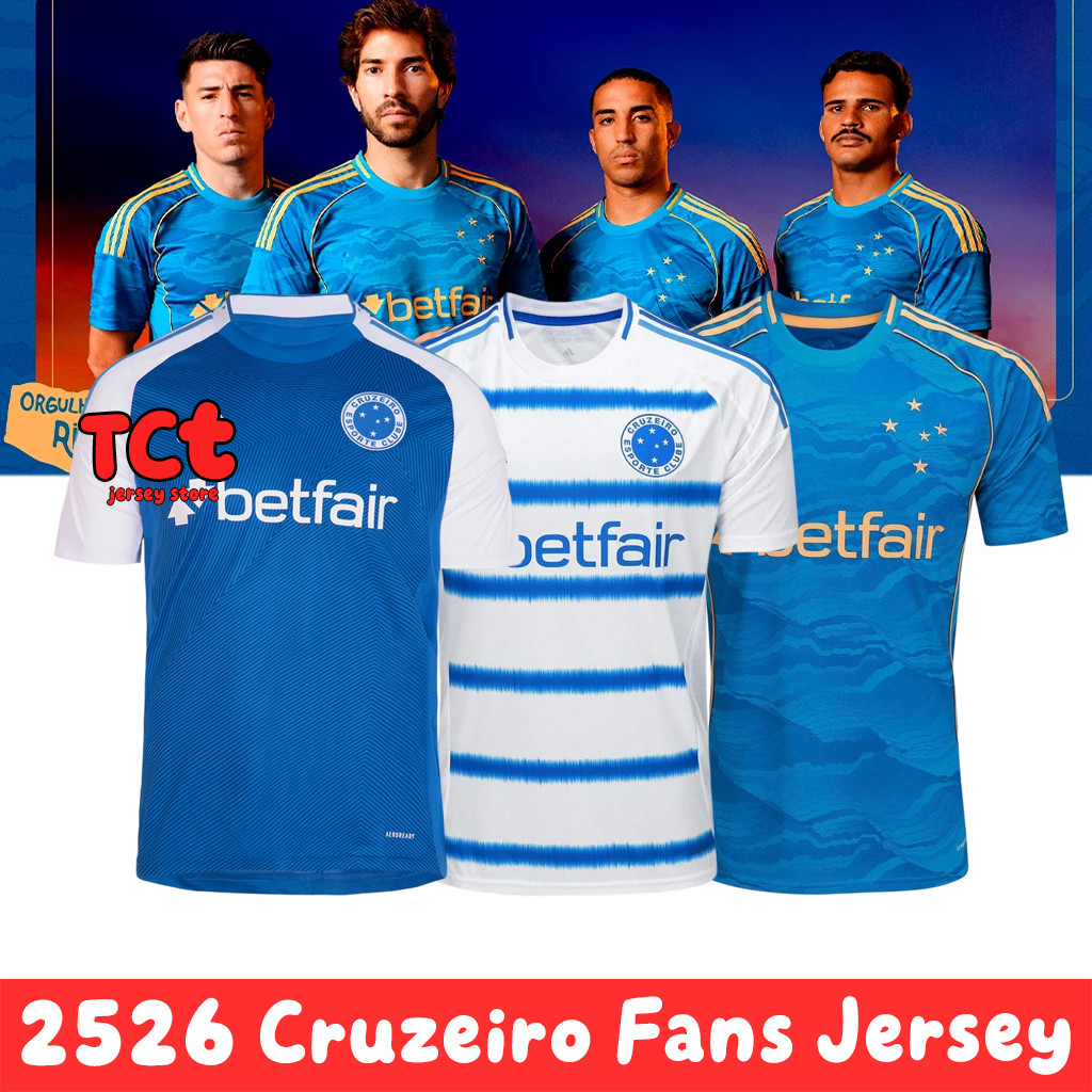 Tct Cruzeir.o 25/26 home away Third Top Quality Fans Version Football Jersey Soccer S-4XL Men Sports