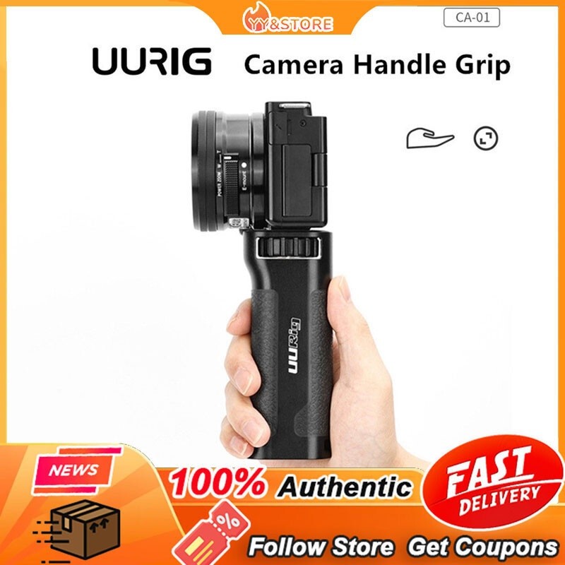 【NEW】UURig Camera Phone Grip for Smartphone Handle Stabilizer 1/4" Screw Hand Grip for GoPro Action 