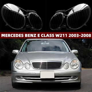 ฝาครอบเลนส์ไฟหน้าซ้ายขวาทดแทน For MERCEDES BENZ E Class W211…