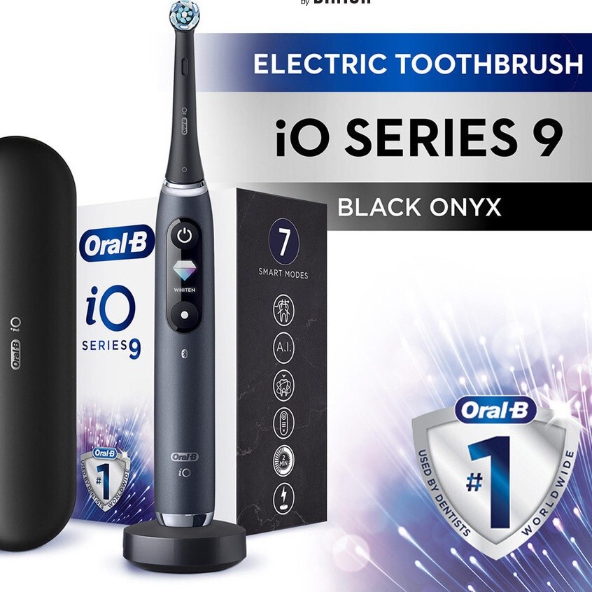 Perfect OralB iO Series 9 Electric Toothbrush with Micro Vibration Bluetooth AI 3D Teeth Tracking In