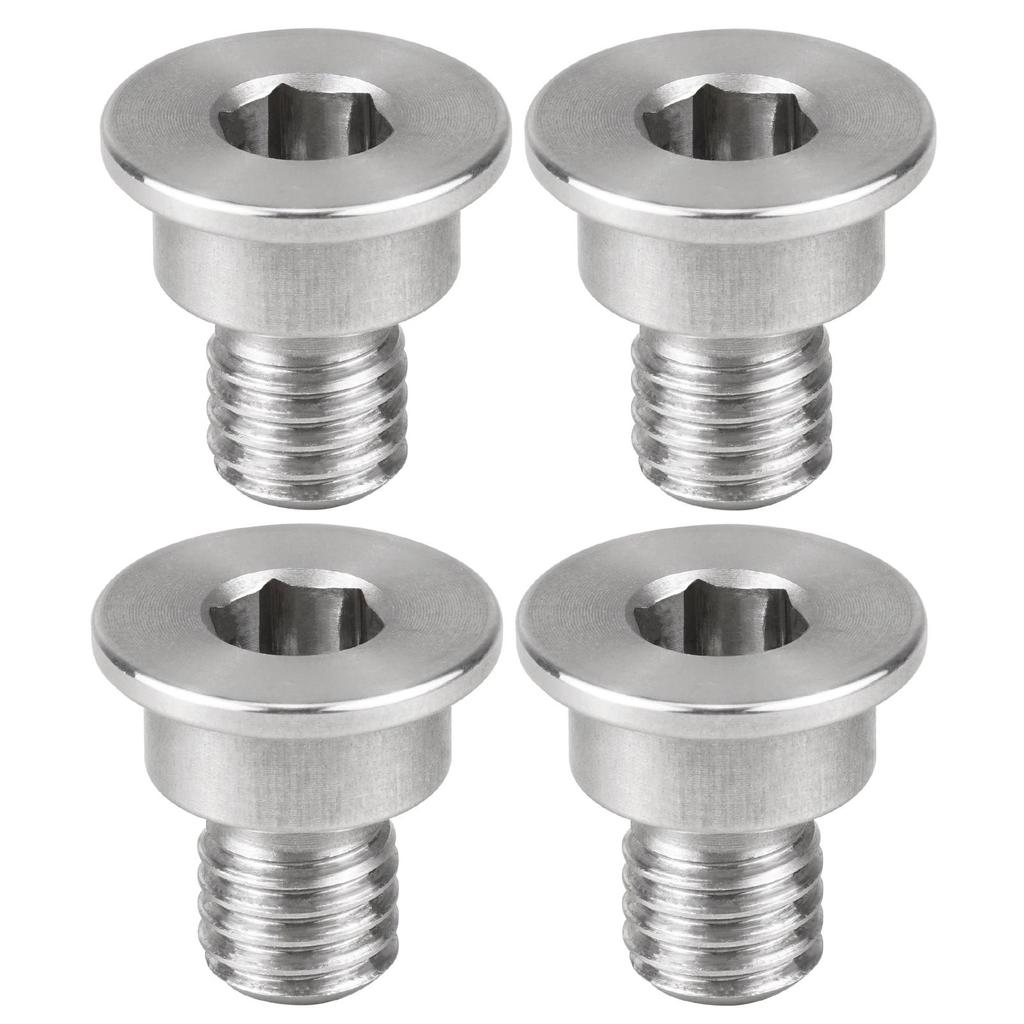 BEVINSEE สแตนเลสสตีลดิสก์เบรกโรเตอร์ชุดสกรูสําหรับ BMW E36 E46 E90 E93 F30 F34 E34 E39 E60 F10 G30 X