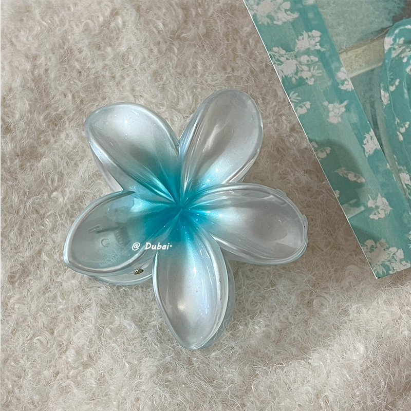 Dubai Light Mint Eggflower Clip Super Fairy Atosphere Style Seaside Holiday Style Hair Clip Shark Cl