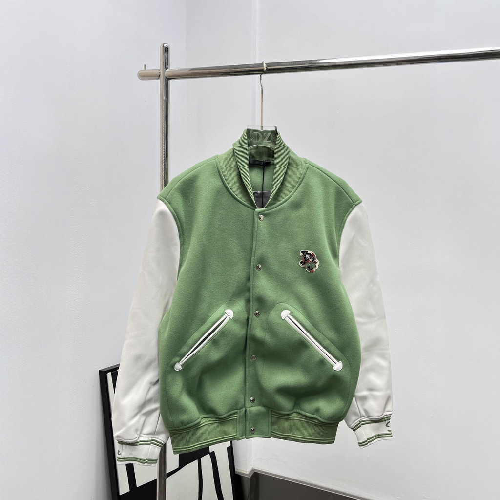 2SJ2 Di00r 2025New Style Sanskrit Patchwork Embroidery Heavy Craft Baseball Cotton Jacket Baseball J