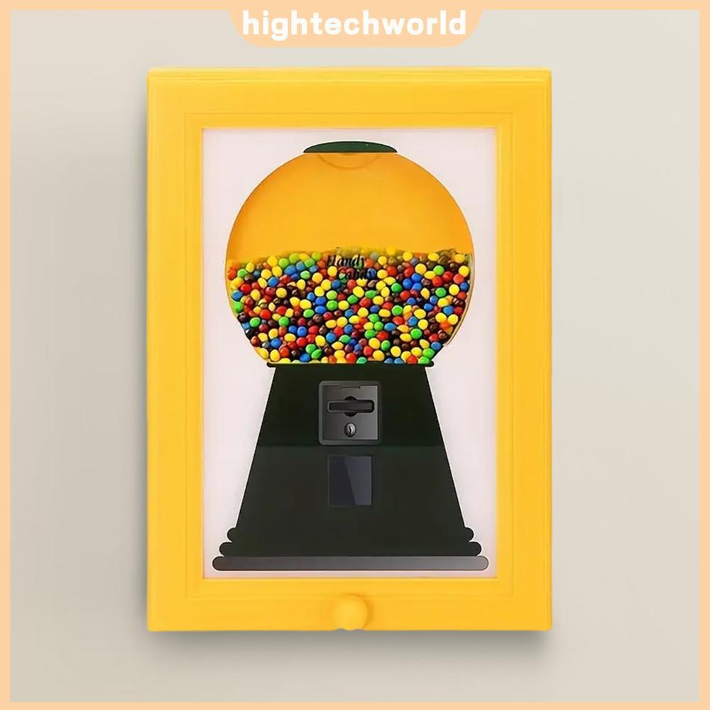 Candy Dispenser กรอบรูป Wall Mount Gumball Machine Vintage Candy Dispenser เหมาะสําหรับของขวัญวันเกิ