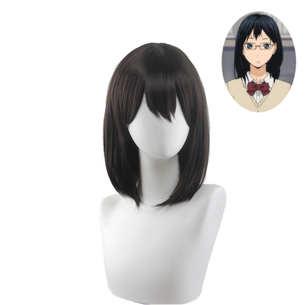 วิกผมCosplay แบบ Shimizu Kiyoko สำหรับบอย volleyball - Nulon