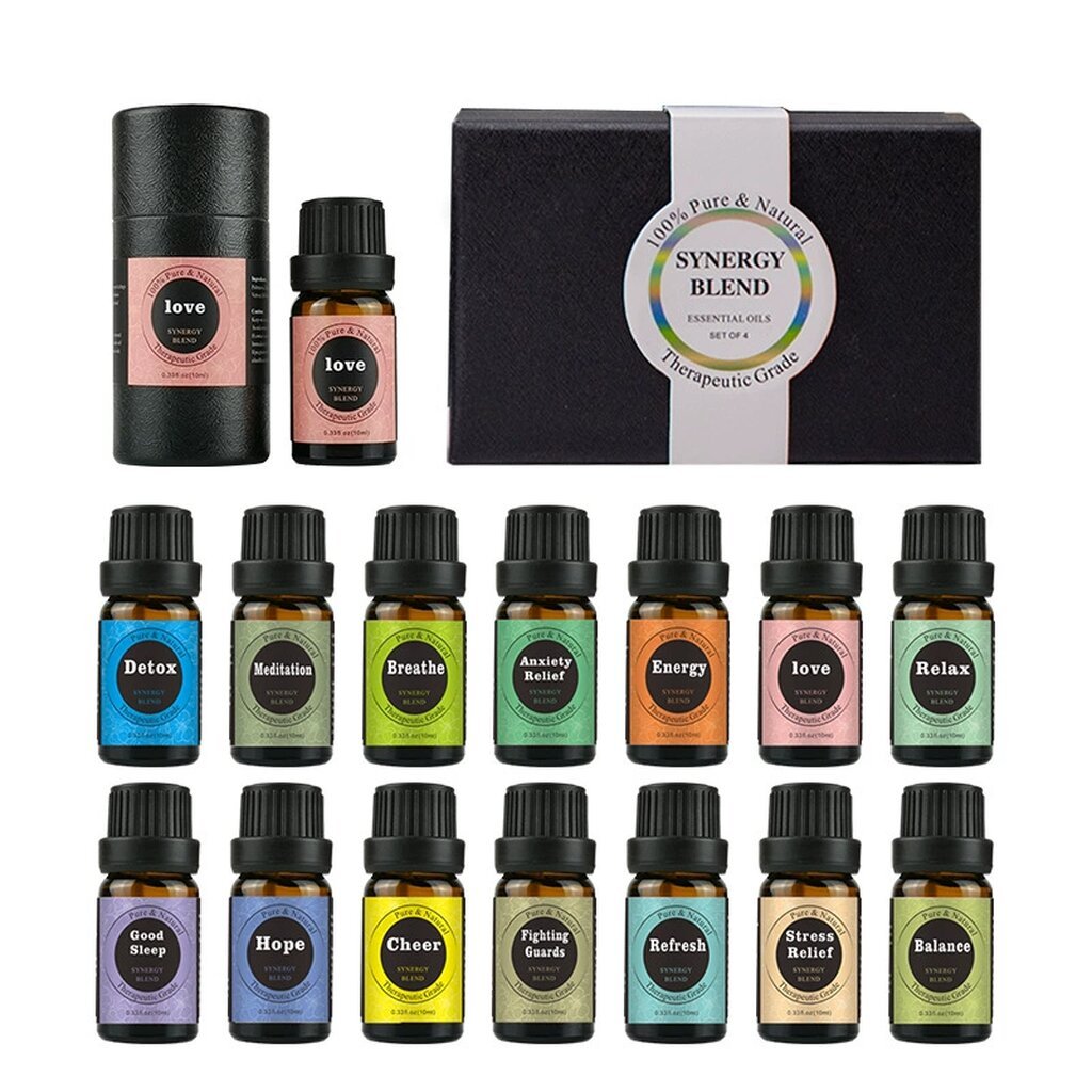 Aliztar Pure Essential Oil Blend น้ำมันหอมระเหยบริสุทธิ์ เบลนกลิ่นหอมสูตรบำบัด ขนาด 10 ml.