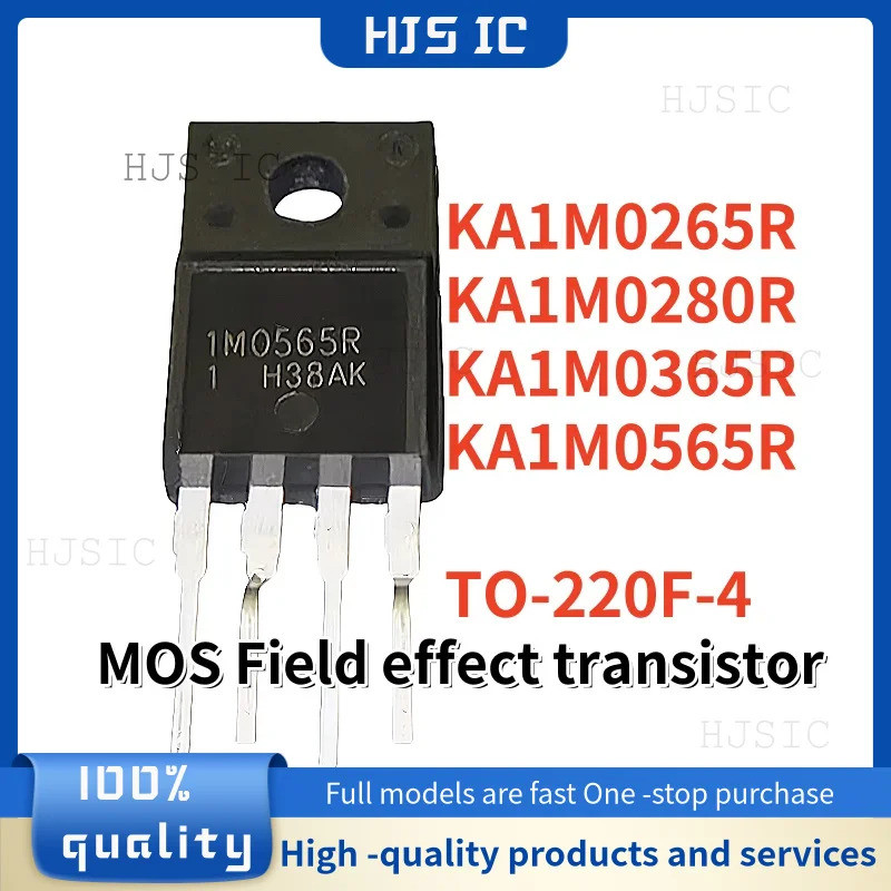 5PCS KA1M0280R KA1M0565R KA1M0265R KA1M0365R TO-220F 1M0280R 1M0565R 1M0265R Field Effect ทรานซิสเตอ