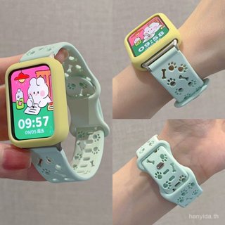 สายรัดซิลิโคนอุ้งเท้าสุนัขสําหรับ Samsung Galaxy Fit 3 สายนา…