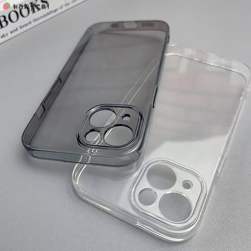 สําหรับ OPPO Reno 14 13 11 10 9 8 7 6 5 3 ค้นหา X8 X6 X5 X3 X2 Lite Pro X8s Plus X7 Ultra SE Ace 2 เคสโทรศัพท์ Simple ใสสีดําสีเทา Anti Dirt ชายหญิงปลอก ฝาครอบเคส