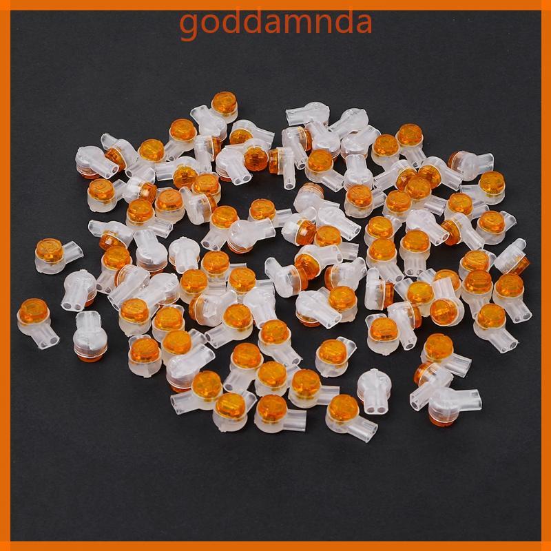GODD 100 ชิ้น UY2 K2 Connector Grease Filling Butt Wire Line Terminal Connector