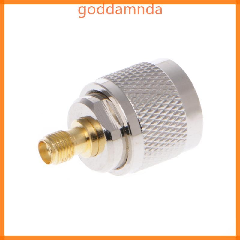 GODD SMA พอร์ตหญิงไปยัง UHF PL259 ชาย PL259 อะแดปเตอร์ตัวเชื่อมต่อ Coax