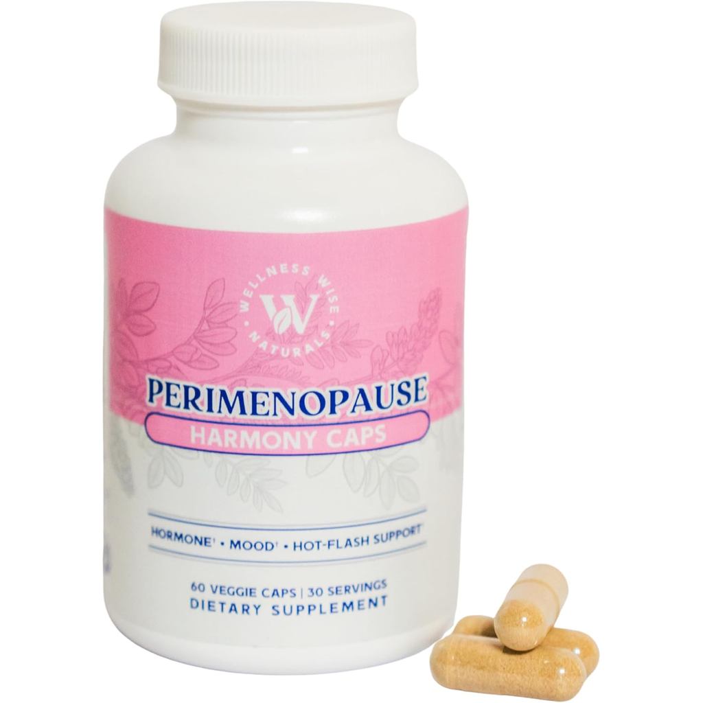 Perimenopause Harmony, Hormone Balance Support Capsules, 60 Count, พร้อม Dong Quai, Vitex Berry, วิต