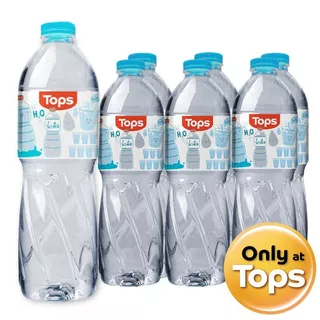 ท็อปส์น้ำดื่ม 1500มล. แพค 6 Tops Drinking Water 1500ml. Pack 6 [หมายเลขบาร์โค้ด 8853474057887 ]