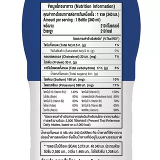 ซันชายน์แดรี่ไฮโปรตีนรสจืด 340มล. Sunshine Dairy High Protein Plain 340ml. [หมายเลขบาร์โค้ด 8859473101514 ]