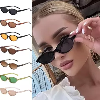 🕶️ แว่นกันแดดเรโทร ทรงโอวัล กรอบบาง กันUV400 หลายสี ใส่เท่ ใช้น้ำหนักเบา เหมาะขับรถ-ชายหาด ส่งไว