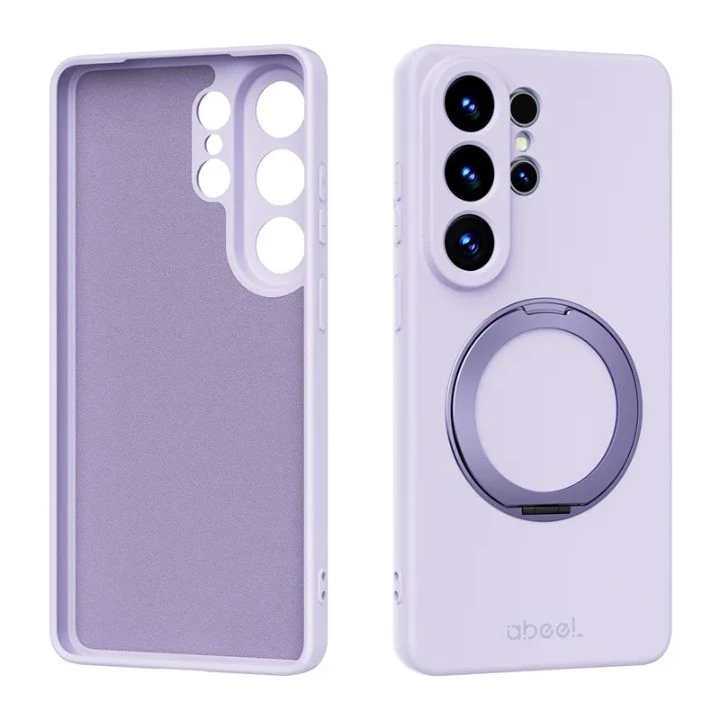 ซิลิโคนเหลววงเล็บหมุนเคสกันกระแทกสําหรับ Samsung A27 A36 A37 A57 S26 Ultra Plus Edge ป้องกันเลนส์ MagSafe Compatible