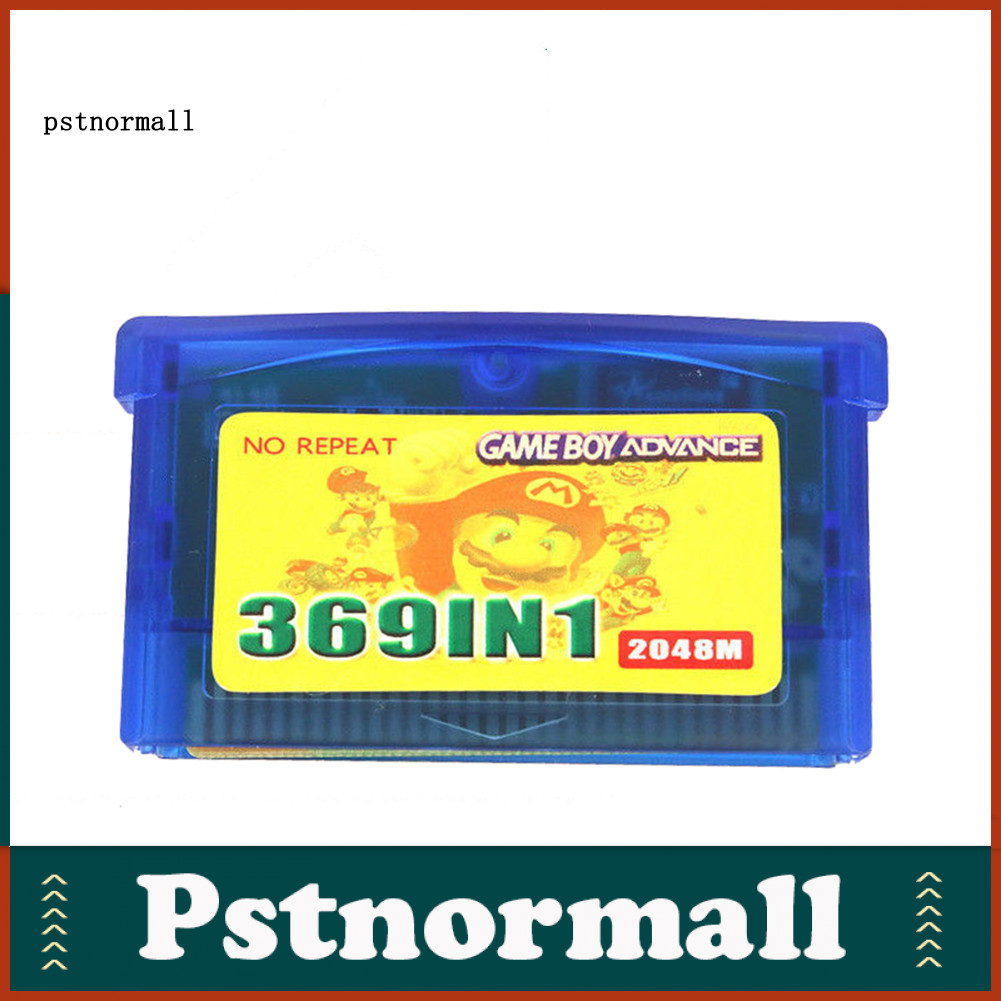 369 in 1 US Version Game Cartridge การ์ดเกมสําหรับ GameBoy Advance