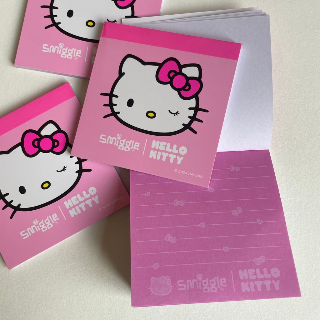 ออสเตรเลีย smiggle hellokitty Notepad Notepad Notepad DIY กระดาษตกแต่งน่ารัก Non-Stick