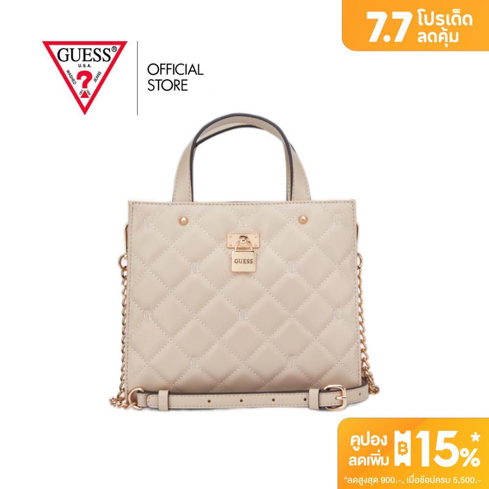 กระเป๋า Guess รุ่น LG198781 RAMONA MINI TOTE สีเบจ