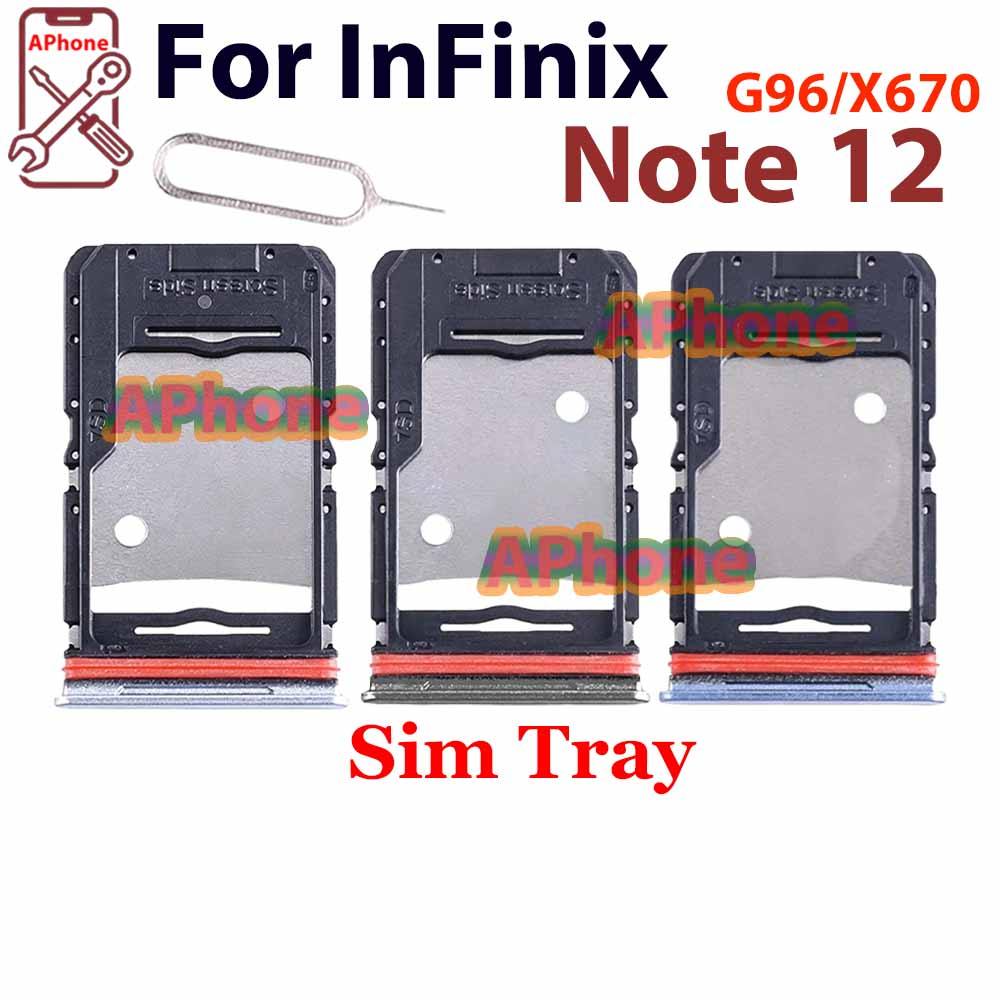 สําหรับ Infinix Note 12 G96 X670 ช่องถาดซิมการ์ด