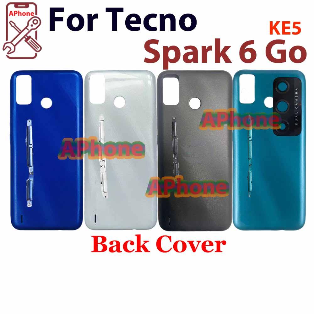 สําหรับ Tecno Spark 6 KE5j KE5k KE5 ฝาหลังแบตเตอรี่