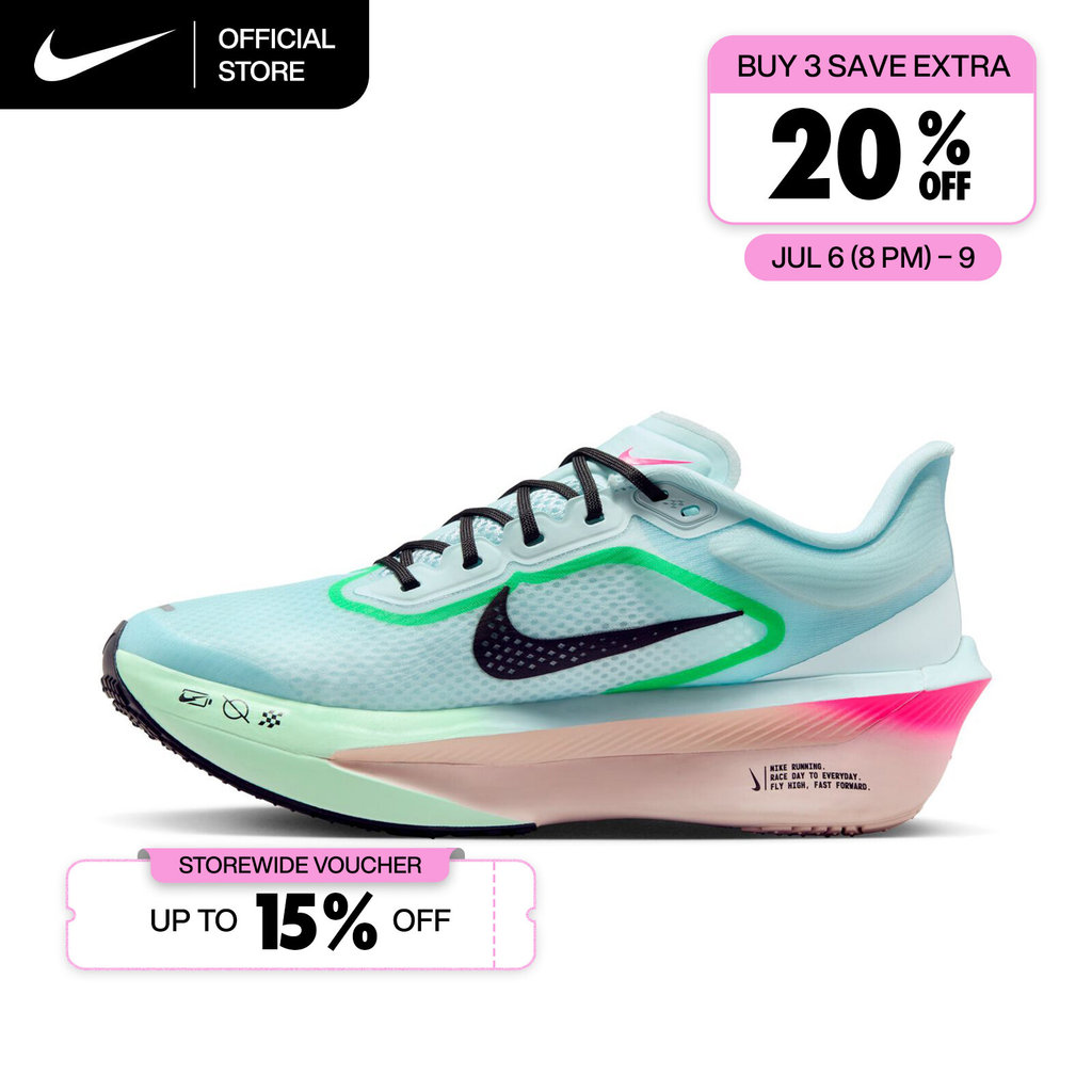 Nike Women's Zoom Fly 6 Road Racing Shoes - Glacier Ice [FN8455-402]