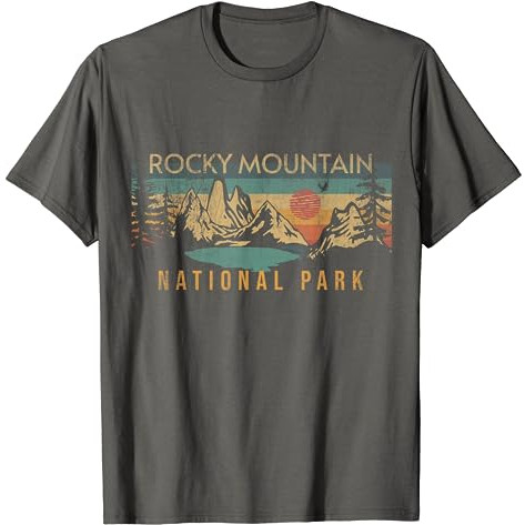 เสื้อยืด Rocky Mountain National Park