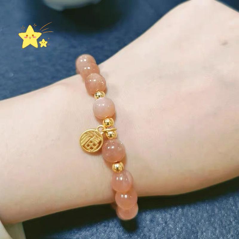 [JBTH] Fu Character Luy Bracelet Creative All-Match มงคลน่ารักหญิงอารมณ์ของขวัญแฟชั่น [JB]