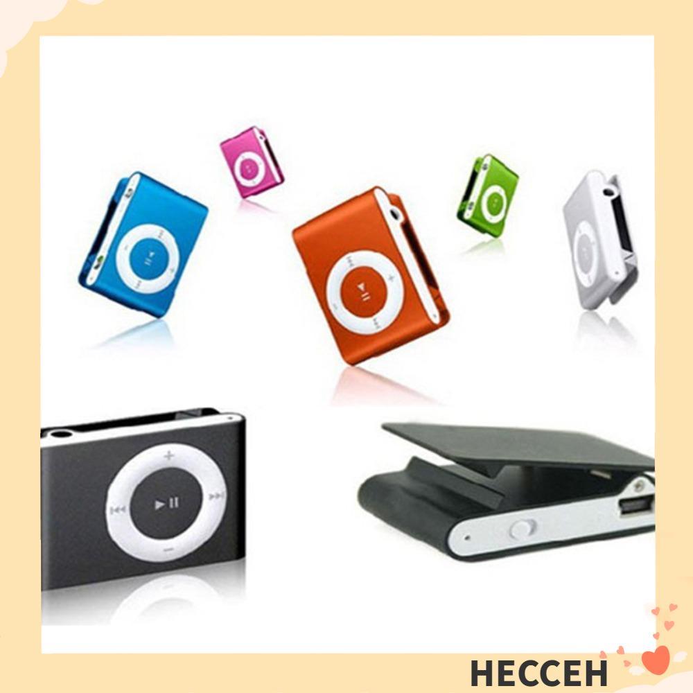 HECCEH Music Media MP3, Mini Stylish Design MP3 Player, แบบพกพาแบบพกพา USB Colourful Clip รองรับ Wal