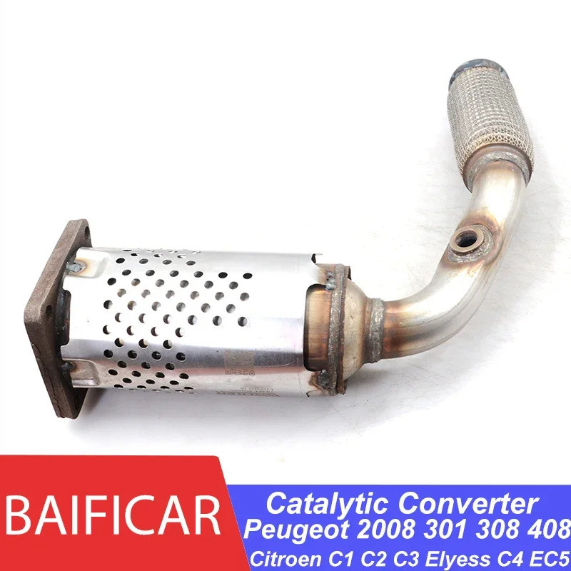 Baificar ยี่ห้อ Catalyst Muffler Catalyst Converter ปรับปรุงประเภทสําหรับ Peugeot 2008 301 308 408 C