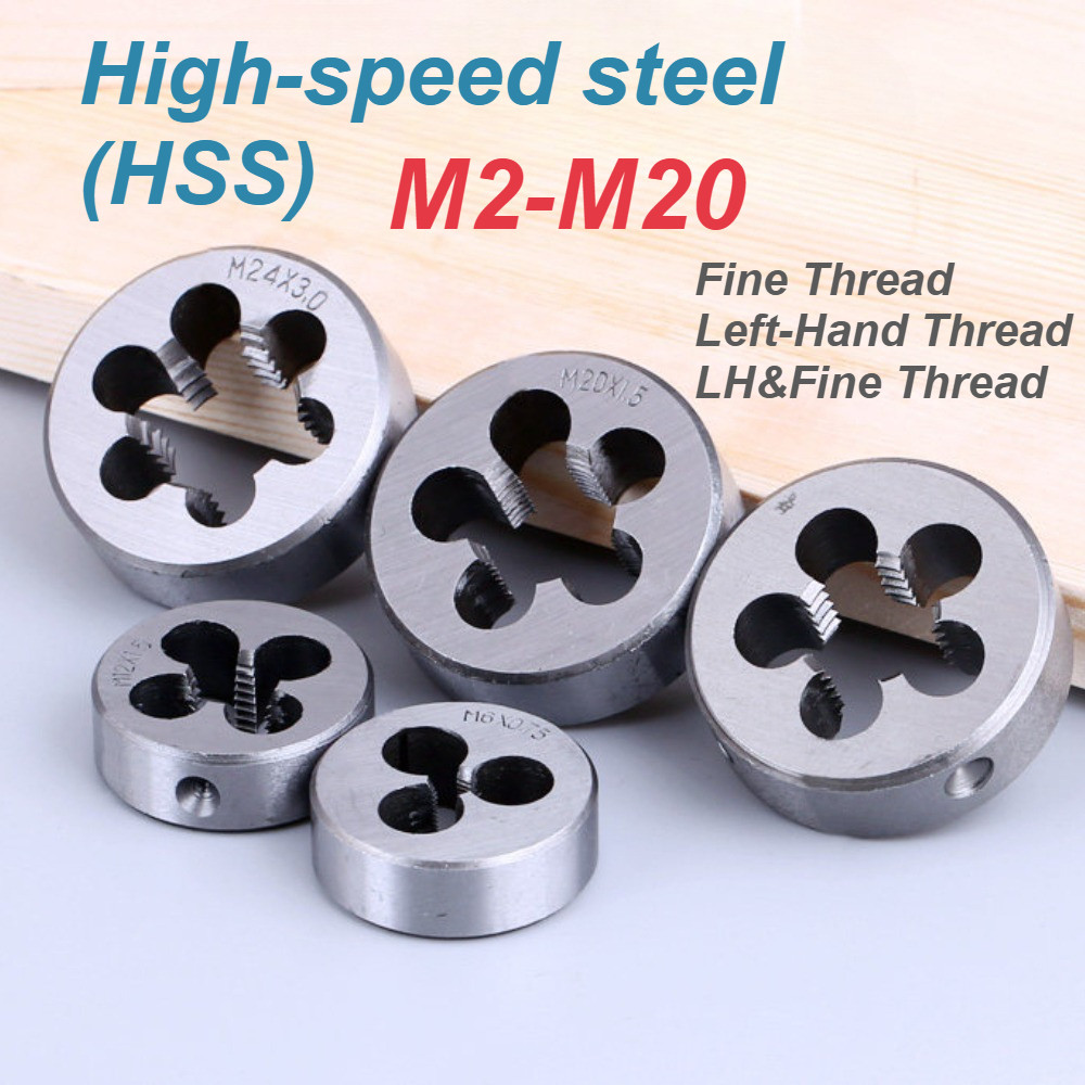 [XM-MB] Metric Round Die (เกลียวมือซ้าย), M2-M20, Dieเกลียวกลมแบบ Fine Pitch & ตัวถังกลมซ้าย