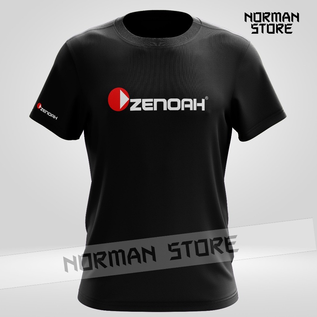 Zenoah เครื่องมือไฟฟ้า Baju Tshirt ไมโครไฟเบอร์