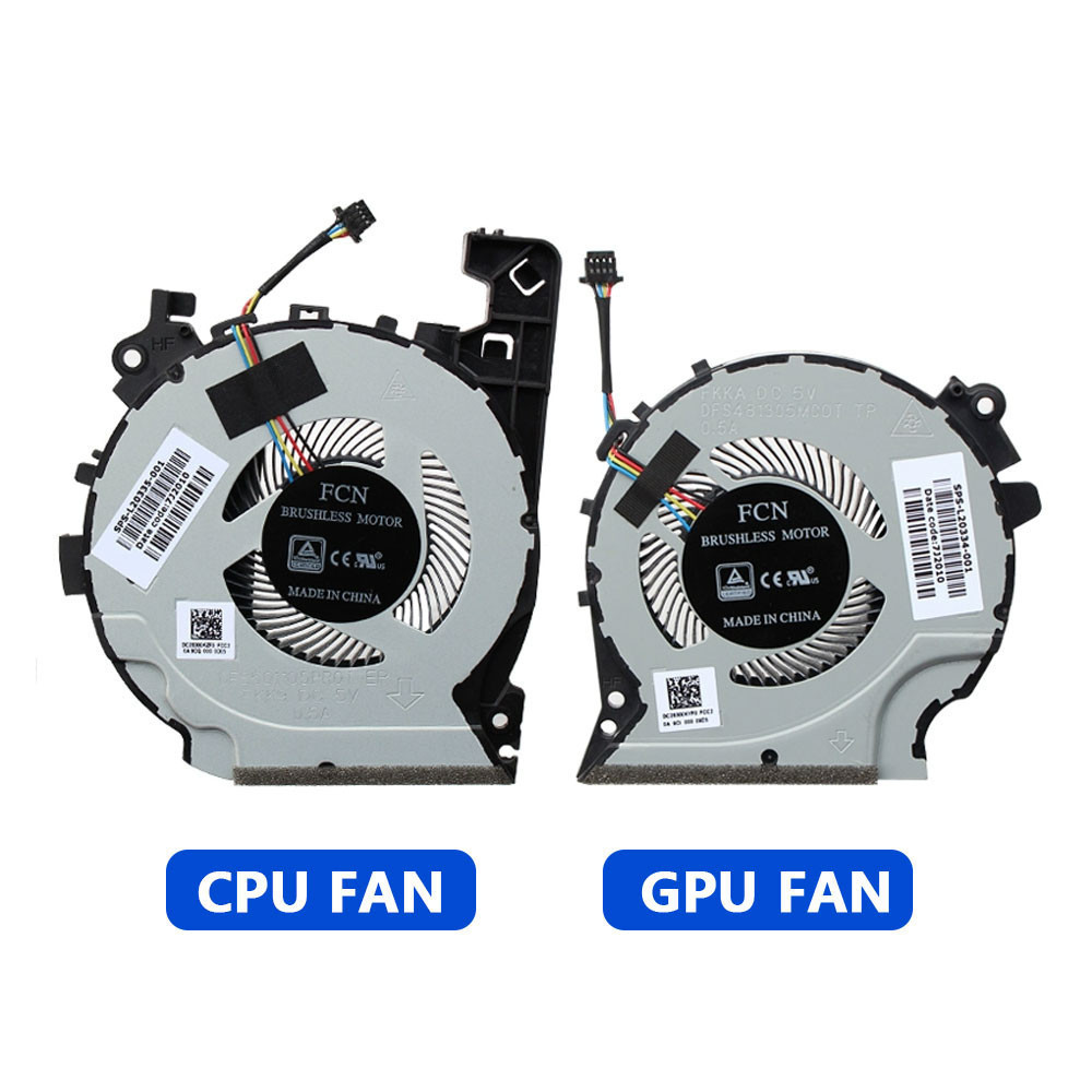 สําหรับ HP Pavilion Gaming 15-CX TPN-C133 แล็ปท็อป Cooler CPU GPU พัดลมระบายความร้อน XRF501105PR0T X