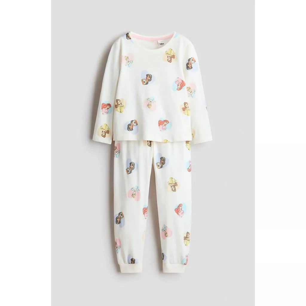 H&M(เอชแอนด์เอ็ม) ชุดนอนผ้าฝ้ายพิมพ์ลาย เด็กหญิง 1337969_2