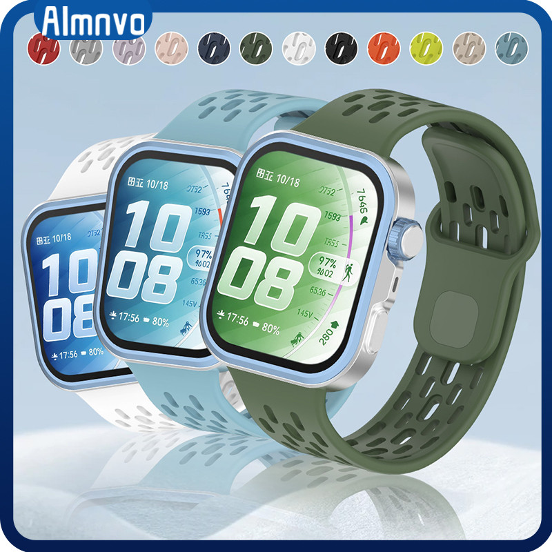 สายรัดยางอ่อนสำหรับนาฬิกา for Smartwatch Huawei Fit 5 5 Pro 4 4 Pro สายรัดซิลิโคนเปลี่ยนสายรัดข้อมืออุปกรณ์เสริม