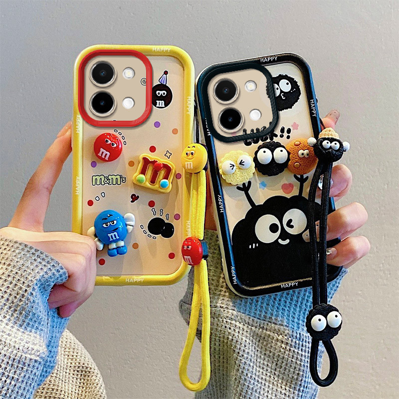 เคสโทรศัพท์กันกระแทกความงามสุภาพสตรีสไตล์พร้อมเชือกเส้นเล็กสําหรับ POCO c85 c85x c75 c71 c65 c61 c55