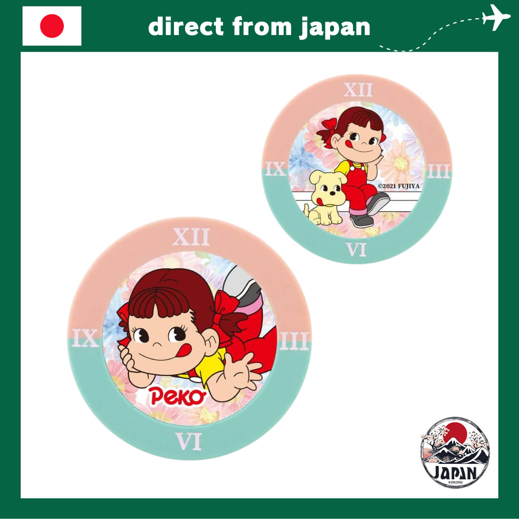 Hokushin Trading Peko-chan Casino Chip Golf Ball Marker MK0315 Double-Sided Plastic Marker
