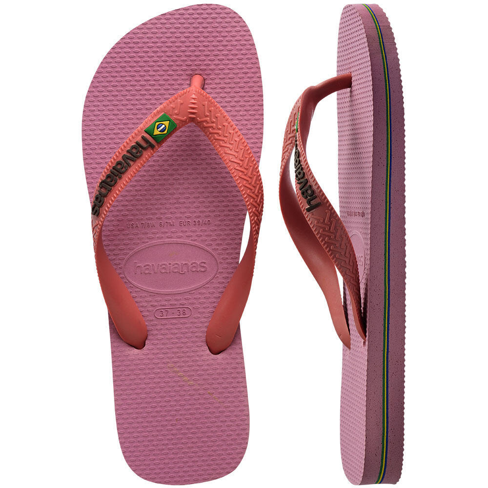HAVAIANAS شبشب Brasil Logo — وردي — صورة 5