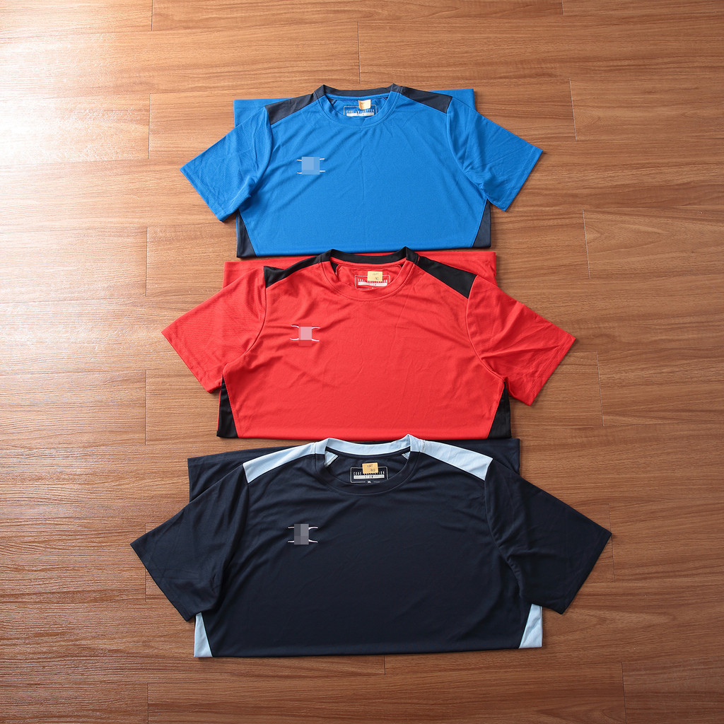 HK47#外贸原D T0M Quick-Drying Mesh Breathable Material Mens Sports Short Sleeve M/XL/3XL Size