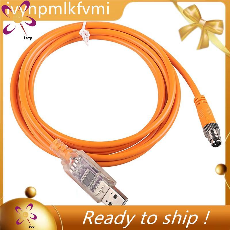 [Ivym] FT232R สายทดสอบ USB to M8 M8 FT232R USB to M8 4pin Aviation RS232 สาย PLC การสื่อสารแบบอนุกรม