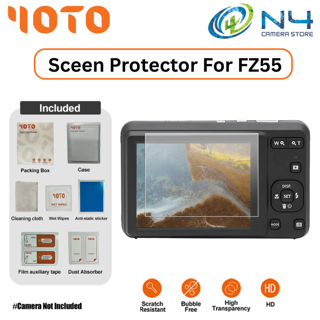 KODAK PIXPRO FZ55 FZ45 9H กระจกนิรภัยสําหรับปกป้องหน้าจอ HD Clear ทนทาน Anti-scratch ฟิล์มป้องกันกล้
