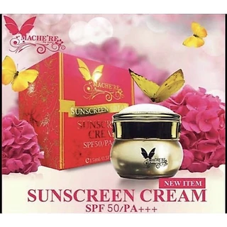 📣เพียวคอส📣ครีมกันแดด มาเชอรี่ บาย จูมิ Mache're Sunscreen Cream 15ml.